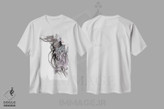 تیشرت طرح دار بال های کلاغ، دست نقاشی و طراحی دستی اثر آندریا هرنیاک | immage.ir