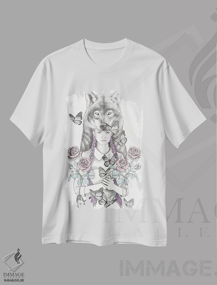 تیشرت طرح دار ساعت جادویی، تزئینی اثر آندریا هرنیاک | immage.ir