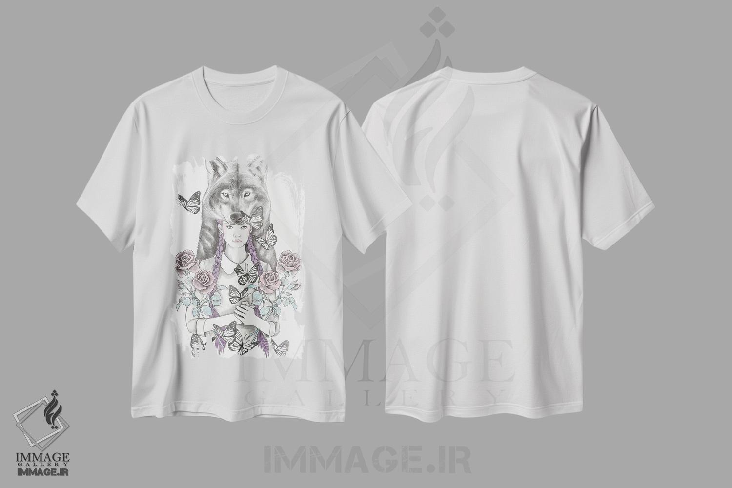 تیشرت طرح دار ساعت جادویی، تزئینی اثر آندریا هرنیاک | immage.ir