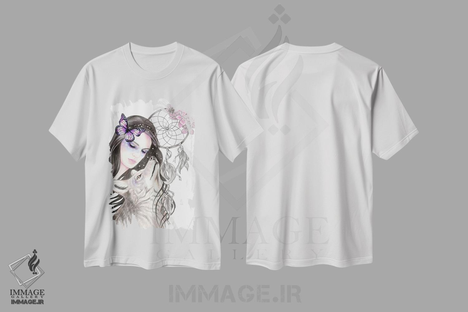 تیشرت طرح دار کابوس گیر، دکور بوهمی اثر آندریا هرنیاک | immage.ir
