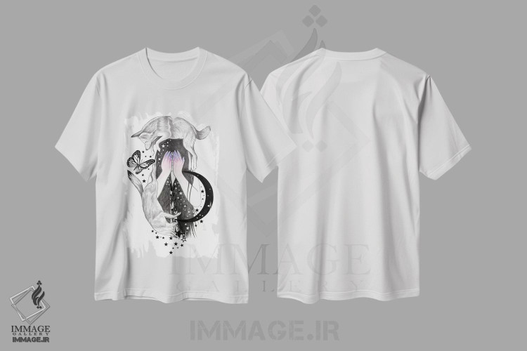 تیشرت طرح دار دایره، دست نقاشی و طراحی دستی اثر آندریا هرنیاک | immage.ir