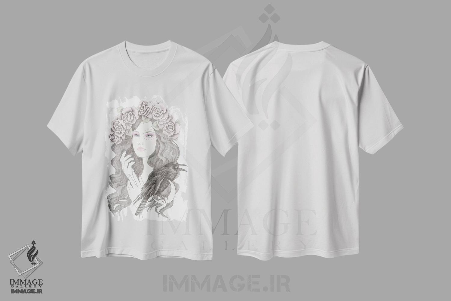 تیشرت طرح دار بلک برد، دست نقاشی و طراحی دستی اثر آندریا هرنیاک | immage.ir