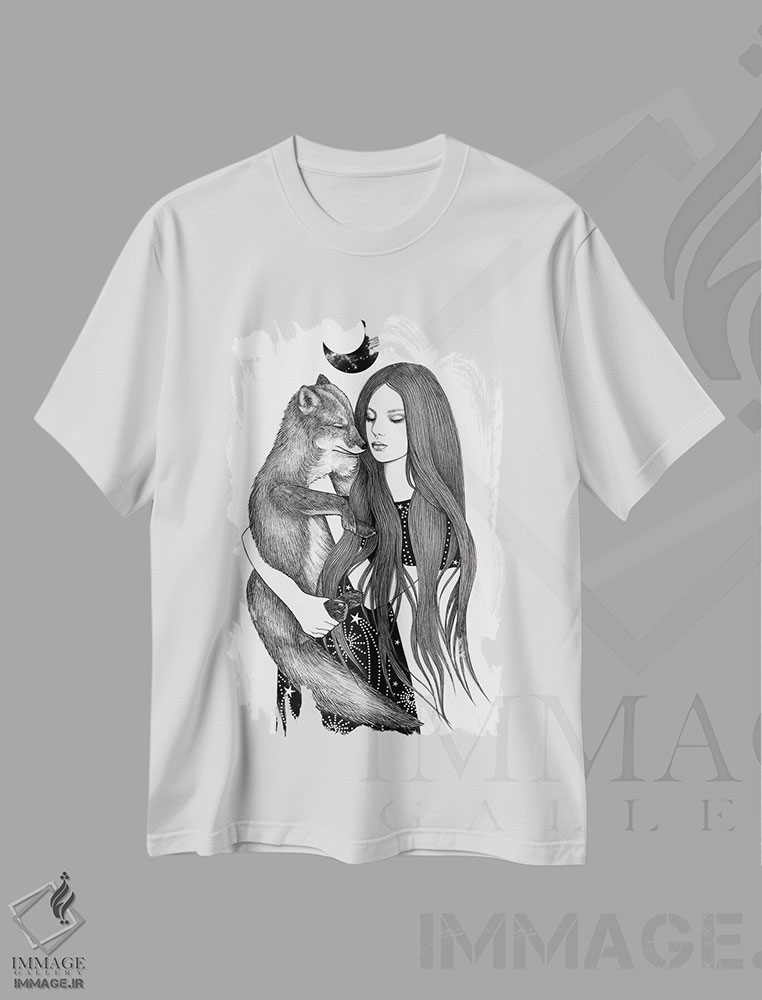 تیشرت طرح دار روباه های شب، دکوراسیون جایگزین اثر آندریا هرنیاک | immage.ir