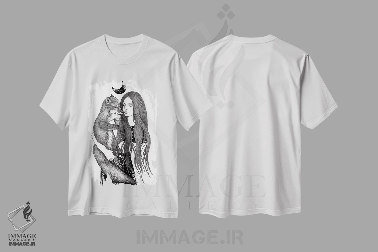 تیشرت طرح دار روباه های شب، دکوراسیون جایگزین اثر آندریا هرنیاک | immage.ir