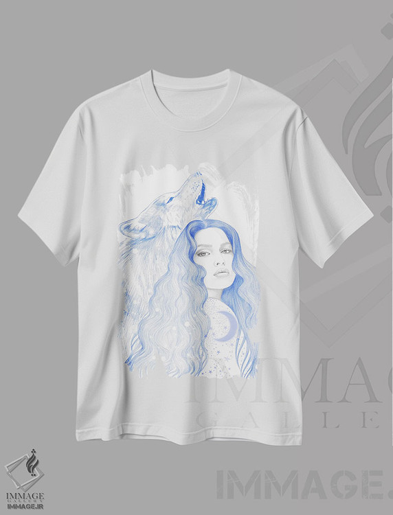 تیشرت طرح دار ستاره آبی، دکوراسیون جایگزین اثر آندریا هرنیاک | immage.ir