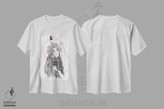 تیشرت طرح دار ماه کلاغ، دست نقاشی و طراحی دستی اثر آندریا هرنیاک | immage.ir