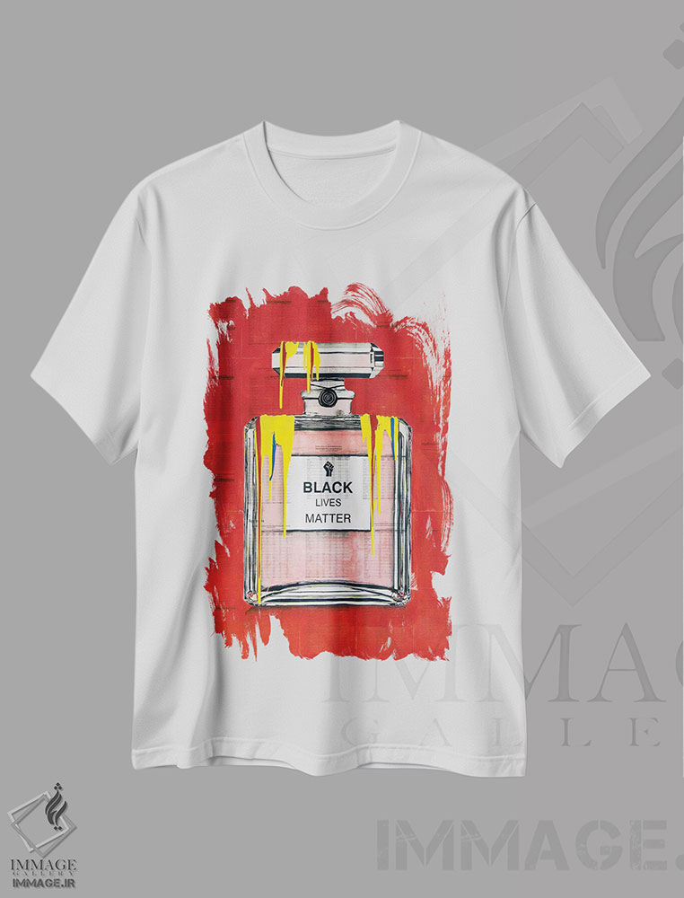 تیشرت طرح دار BLM? 7، هنر آمریکایی آفریقایی تبار اثر احمد شریف | immage.ir