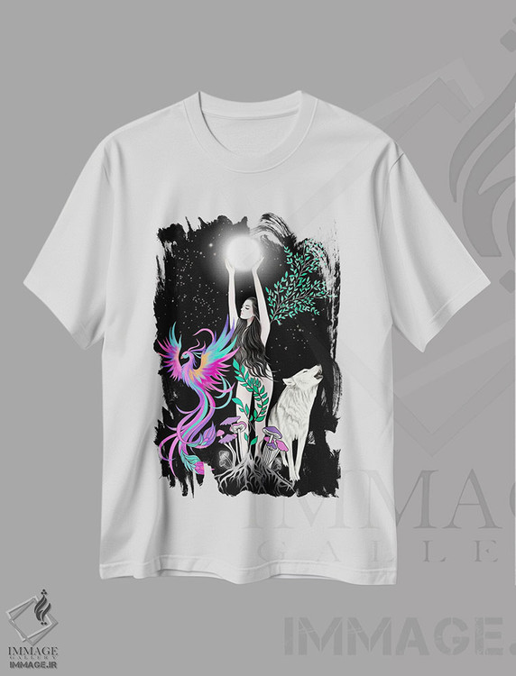تیشرت طرح دار رقص نیمه شب، دکوراسیون جایگزین اثر آندریا هرنیاک | immage.ir