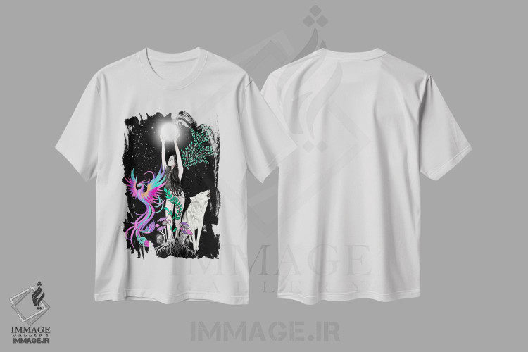 تیشرت طرح دار رقص نیمه شب، دکوراسیون جایگزین اثر آندریا هرنیاک | immage.ir