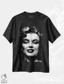 تیشرت طرح دار مرلین مونرو ۳، هنر دیجیتال سیاه و سفید اثر احمد شریف | immage.ir
