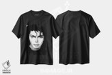 تیشرت طرح دار مایکل جکسون ۲، هنر دیجیتال سیاه و سفید اثر احمد شریف | immage.ir