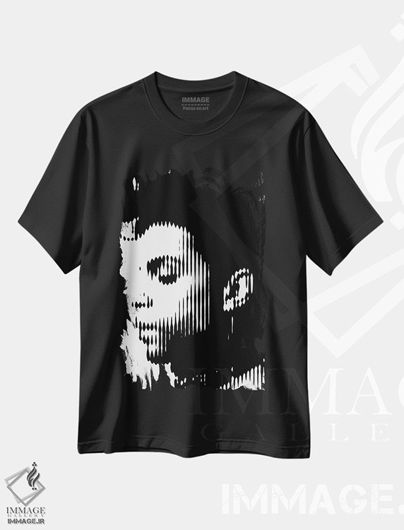 تیشرت طرح دار پرینس ۳، هنر آمریکایی آفریقایی تبار اثر احمد شریف | immage.ir