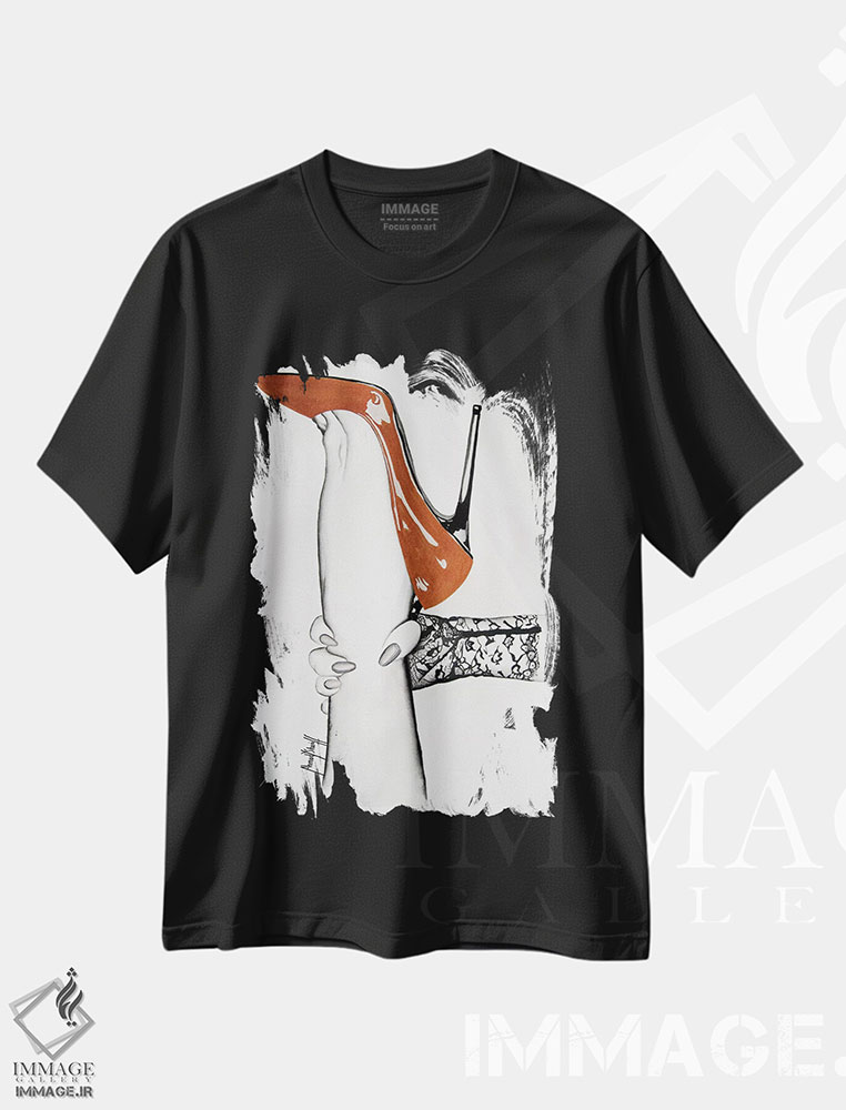 تیشرت طرح دار اس اند ام، دکور معاصر اثر احمد شریف | immage.ir