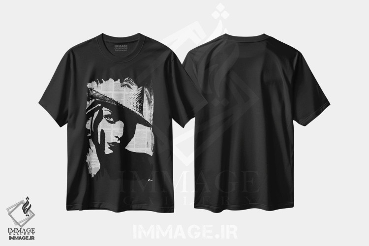 تیشرت طرح دار دارم بهت نگاه می کنم کوچولو، مدیوم اثر احمد شریف | immage.ir