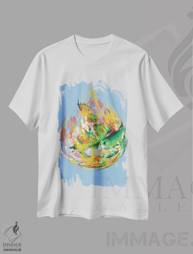 تیشرت طرح دار تور ماهیگیری، دکور معاصر اثر آن هاچینسون | فروشگاه ایماژ