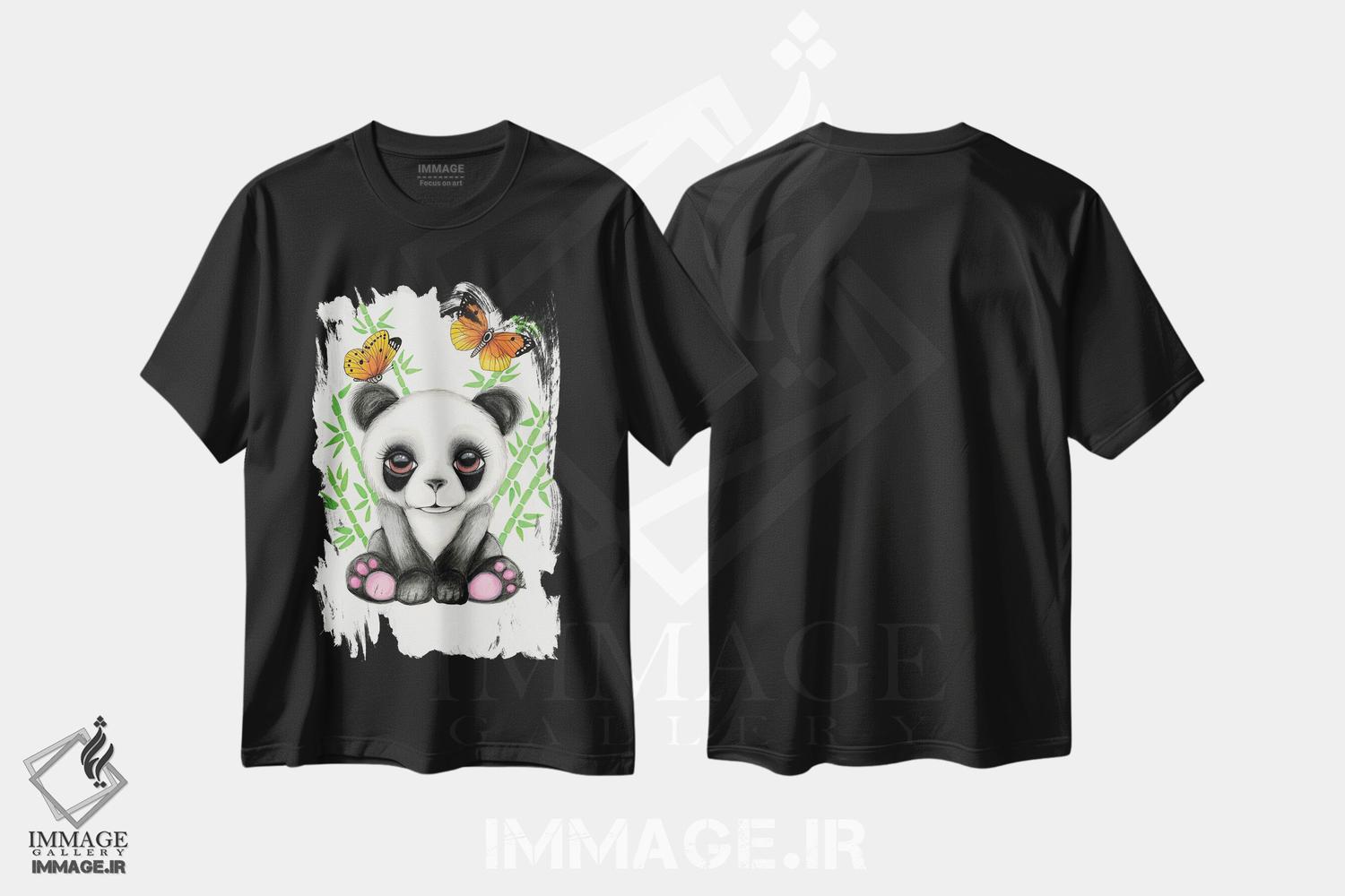 تیشرت طرح دار پاندای بچه، دکور معاصر اثر آن هاچینسون | immage.ir