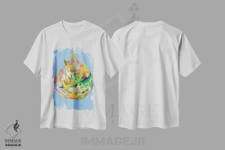 تیشرت طرح دار تور ماهیگیری، دکور معاصر اثر آن هاچینسون | فروشگاه ایماژ