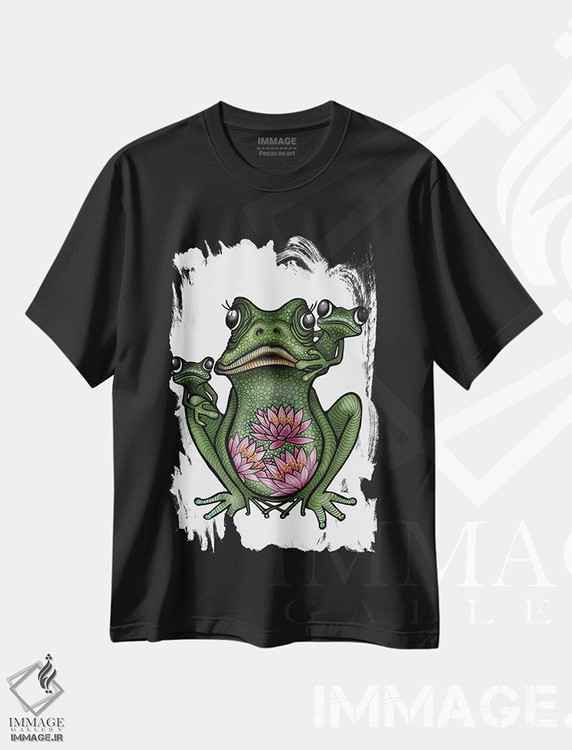 تیشرت طرح دار قورباغه ها، دکور معاصر اثر آن هاچینسون | immage.ir