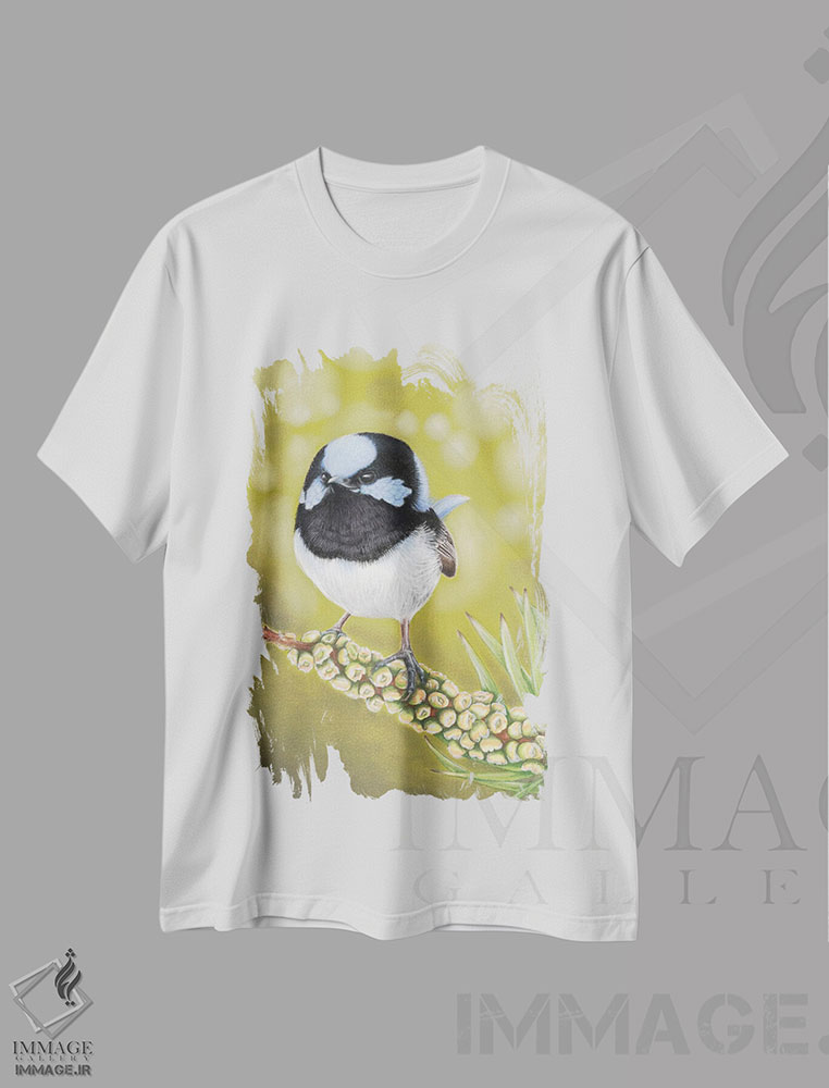 تیشرت طرح دار آقای پری پری آبی خارق العاده، دکور معاصر اثر آن هاچینسون | فروشگاه ایماژ