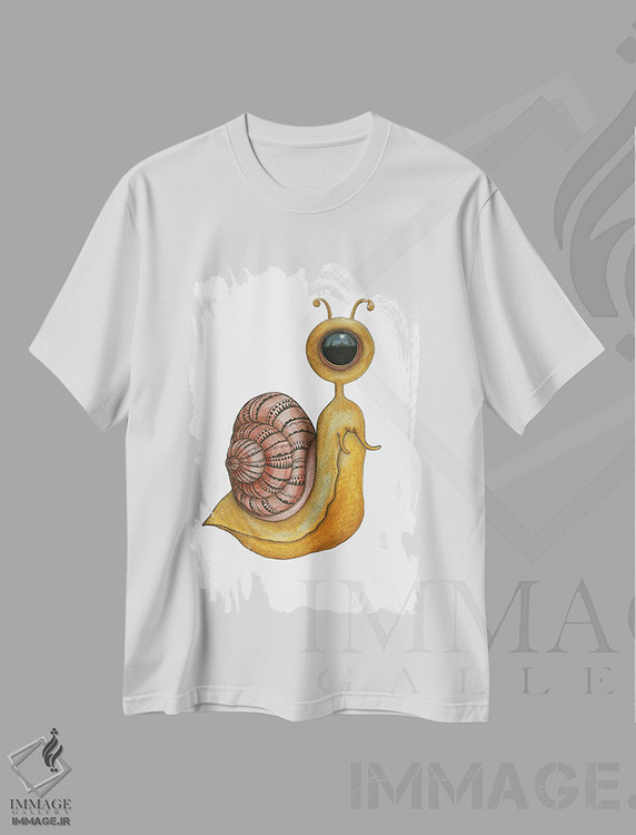 تیشرت طرح دار حلزون، دکور معاصر اثر آن هاچینسون | immage.ir