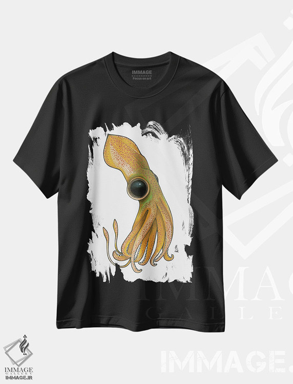 تیشرت طرح دار ماهی مرکب، دکور معاصر اثر آن هاچینسون | immage.ir