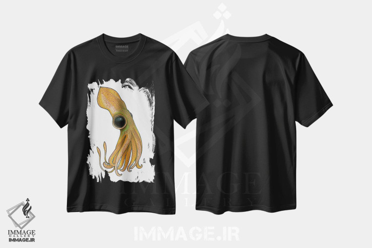 تیشرت طرح دار ماهی مرکب، دکور معاصر اثر آن هاچینسون | immage.ir