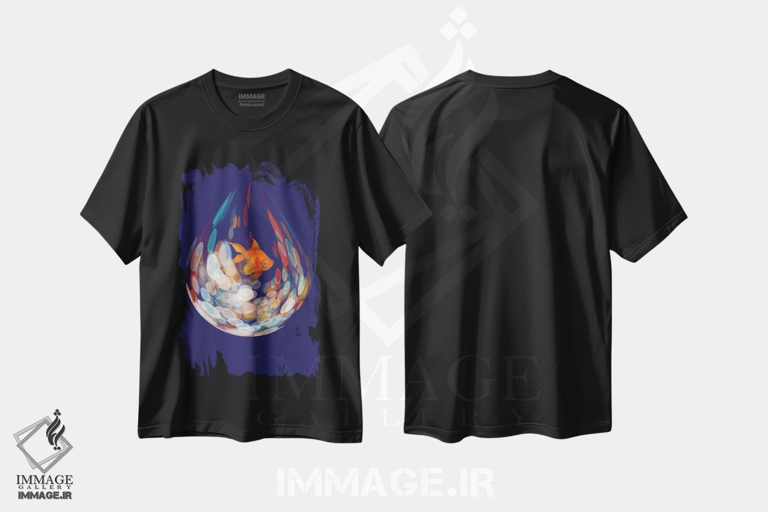 تیشرت طرح دار سفر به خانه، دکور معاصر اثر آن هاچینسون | immage.ir