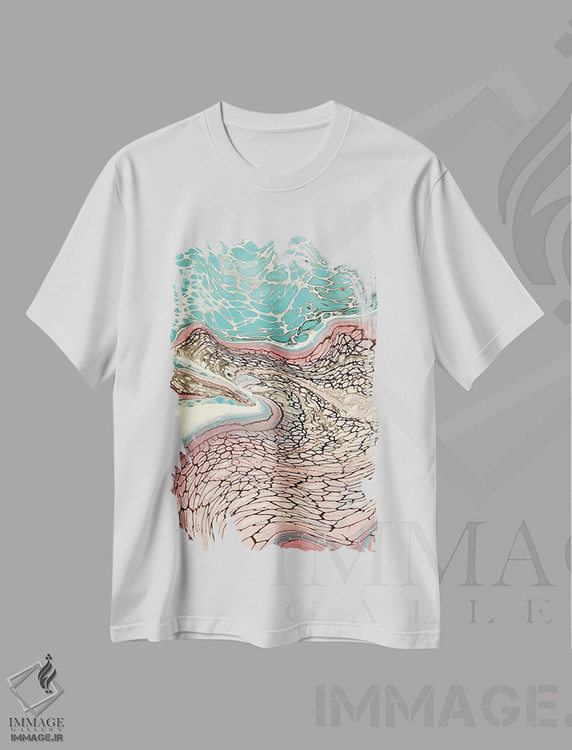 تیشرت طرح دار رد آب اثر آن هاچینسون | فروشگاه ایماژ