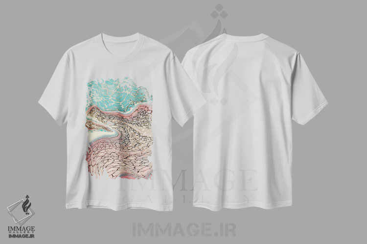 تیشرت طرح دار رد آب اثر آن هاچینسون | فروشگاه ایماژ