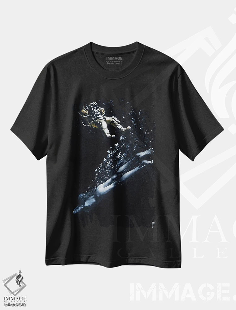 تیشرت طرح دار انتظار حضور همراهان فعلی، هنر فاخر اثر الک هاکسلی | immage.ir