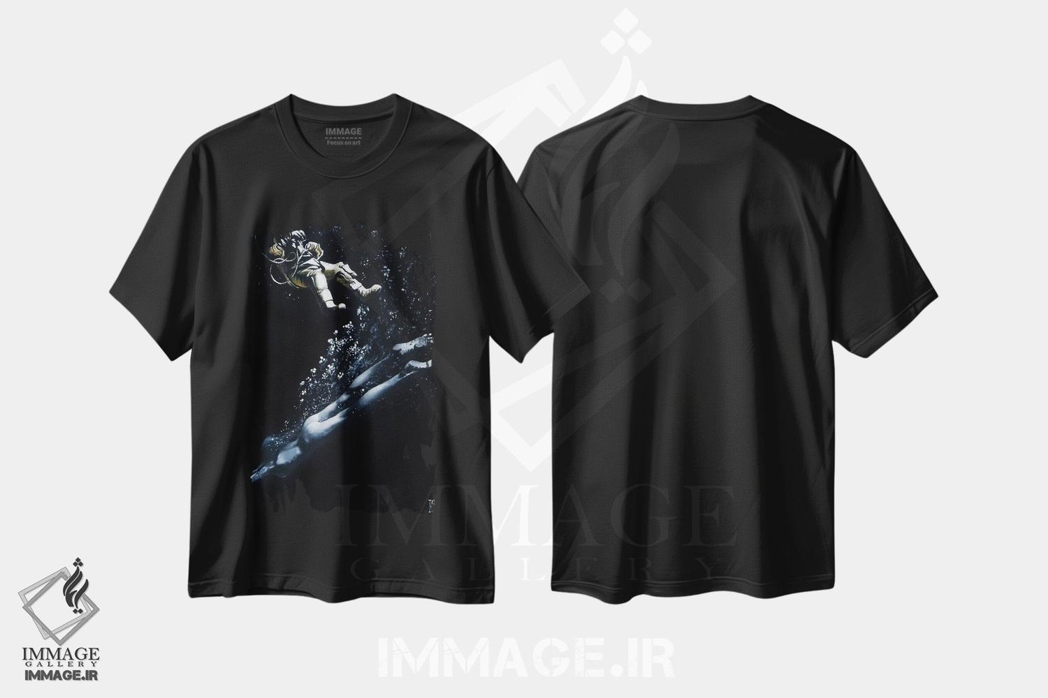 تیشرت طرح دار انتظار حضور همراهان فعلی، هنر فاخر اثر الک هاکسلی | immage.ir