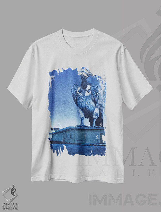 تیشرت طرح دار غروب کرکس، دکوراسیون جایگزین اثر الک هاکسلی | فروشگاه ایماژ