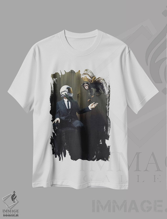 تیشرت طرح دار بیا و جذب کن، دکوراسیون جایگزین اثر الک هاکسلی | فروشگاه ایماژ