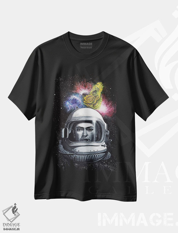 تیشرت طرح دار خانه کیهانی، دکوراسیون جایگزین اثر الک هاکسلی | فروشگاه ایماژ