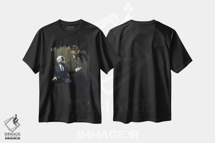 تیشرت طرح دار بیا و جذب کن، دکوراسیون جایگزین اثر الک هاکسلی | immage.ir