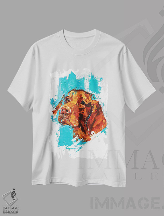 تیشرت طرح دار ویزسلا، هنر فاخر معاصر اثر آنا چر | فروشگاه ایماژ