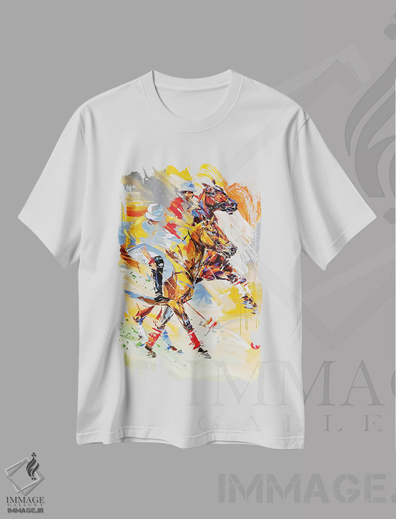 تیشرت طرح دار پولو، هنر فاخر معاصر اثر آنا چر | immage.ir