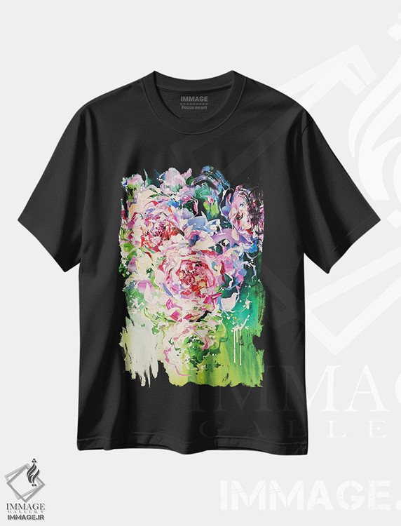تیشرت طرح دار روز گرم، آبستره اثر آنا چر | immage.ir