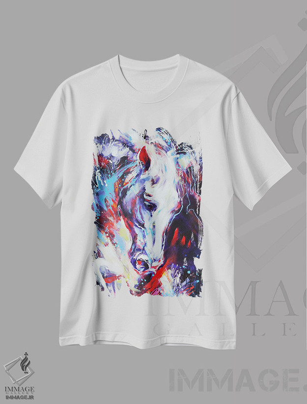 تیشرت طرح دار شجاعت، دکور معاصر اثر آنا چر | فروشگاه ایماژ