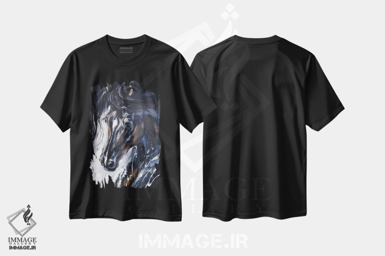 تیشرت طرح دار زیبایی پشت، دکور معاصر اثر آنا چر | immage.ir