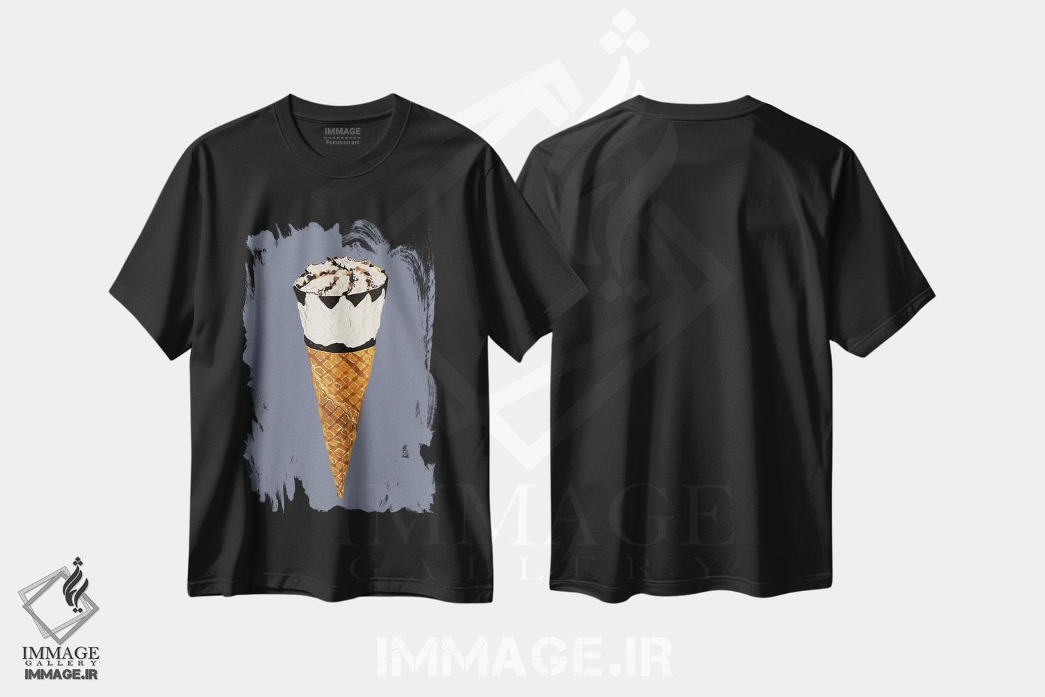 تیشرت طرح دار بستنی کورنتو، دکور معاصر اثر آلیس استراکر | immage.ir