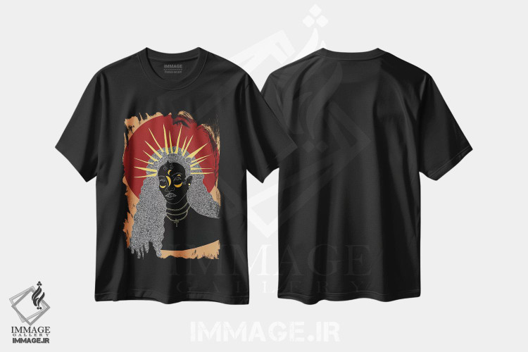 تیشرت طرح دار شکوه II، هنر آمریکایی آفریقایی تبار اثر آیسلین اف | immage.ir
