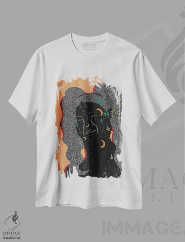 تیشرت طرح دار بلوز، هنر آمریکایی آفریقایی تبار اثر آیسلین اف | فروشگاه ایماژ