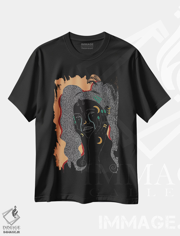 تیشرت طرح دار بلوز، هنر آمریکایی آفریقایی تبار اثر آیسلین اف | immage.ir