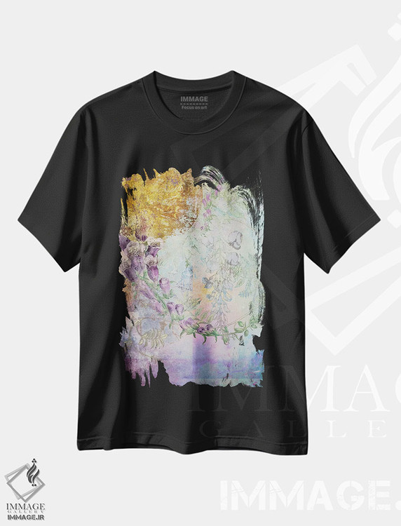 تیشرت طرح دار گل انگشتانه اثر ایمی استوارت | فروشگاه ایماژ