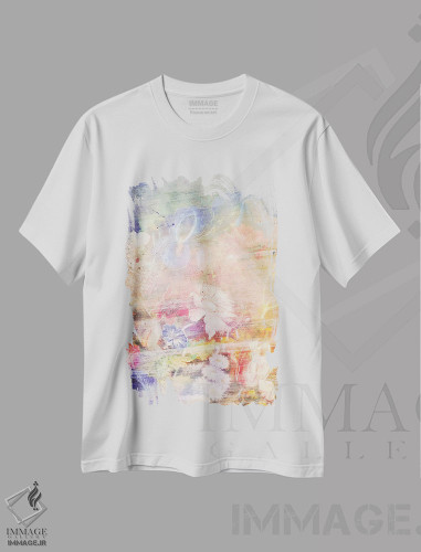 تیشرت طرح دار سبزشدن، دکور بوهمی اثر ایمی استوارت | فروشگاه ایماژ