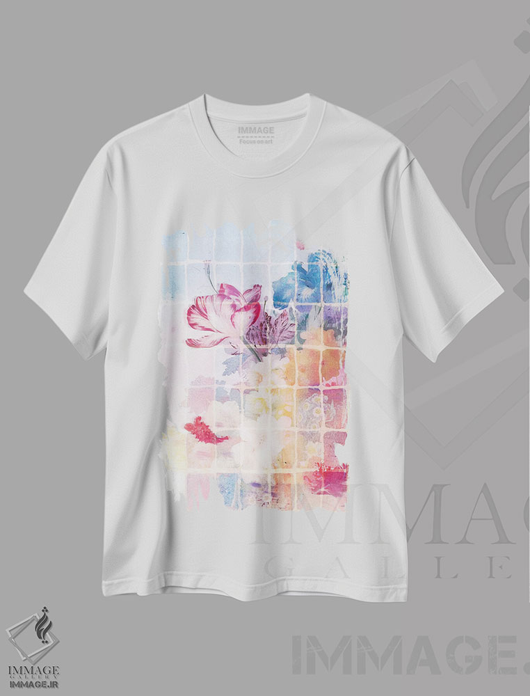 تیشرت طرح دار سوسن ببری، دکور بوهمی اثر ایمی استوارت | immage.ir