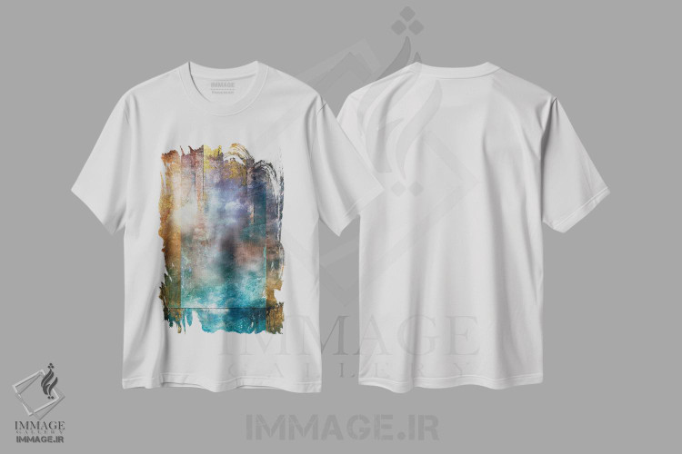 تیشرت طرح دار جایی دیگر ۱ اثر ایمی استوارت | immage.ir
