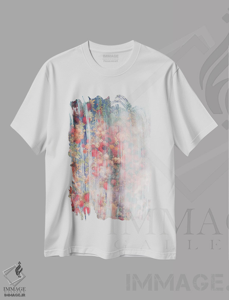 تیشرت طرح دار پرپشت و سرسبز، دکور معاصر اثر ایمی استوارت | immage.ir