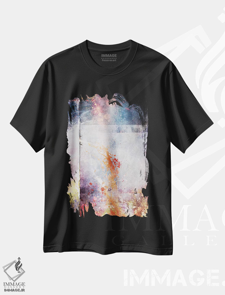 تیشرت طرح دار اتفاق خوشایند اثر ایمی استوارت | فروشگاه ایماژ